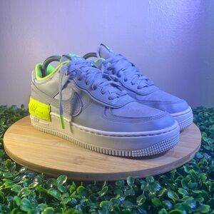 🔥 AIR FORCE ONE LOW SHADOW ATMOSPHERE GREY WOMENS SNEAKER SIZE 9 CQ3317-002